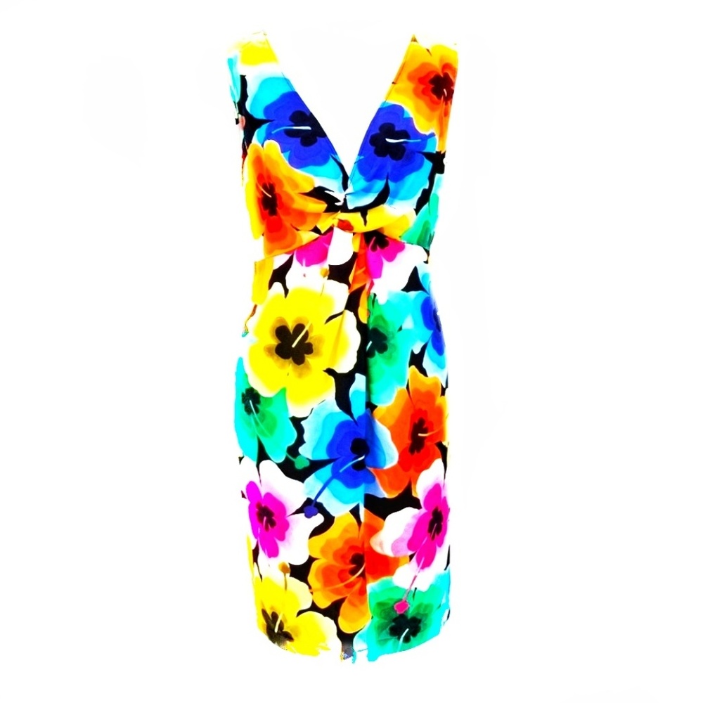 MOSCHINO Love Moschino Floral Ruched Dress